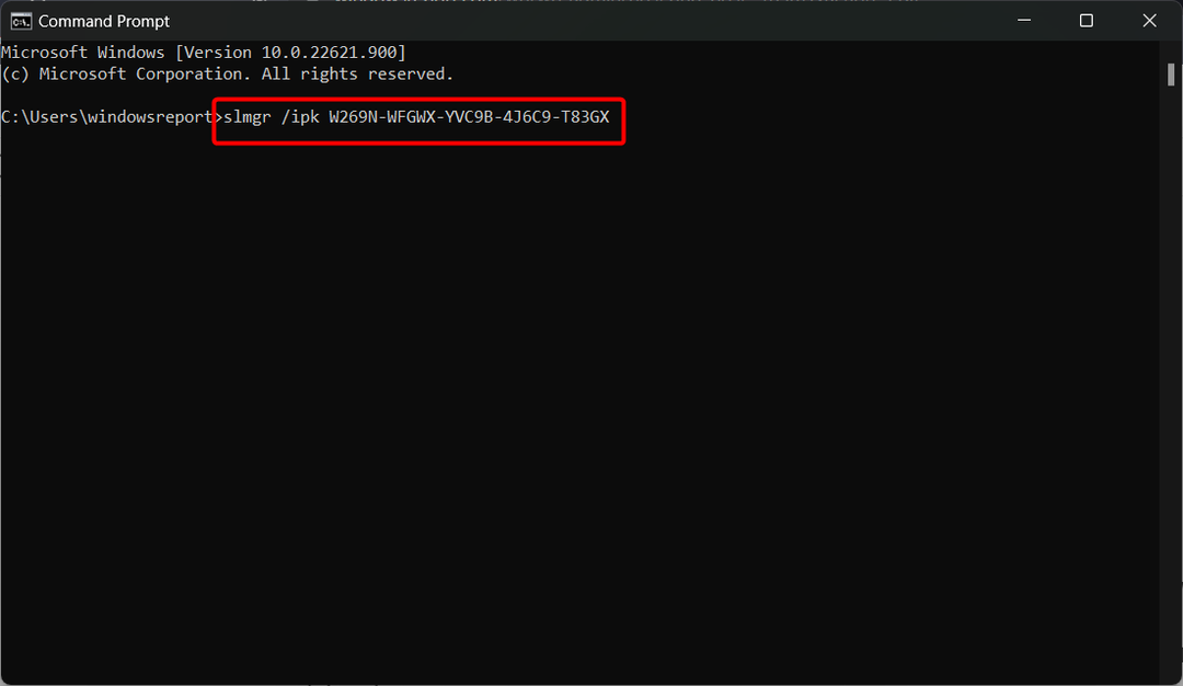 slmgr קוד שגיאה 0xc004e016 ב-Windows