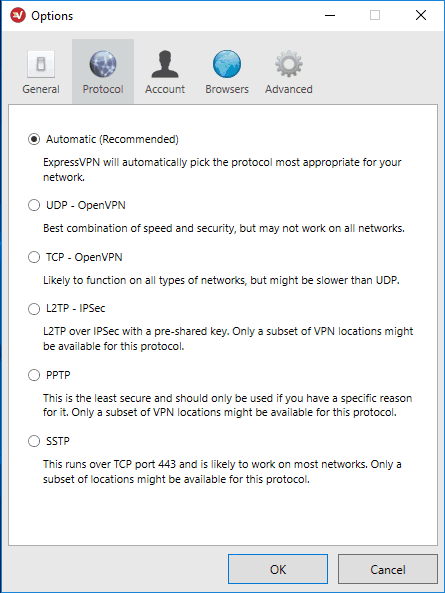 ekspresowy VPN utknął podczas łączenia