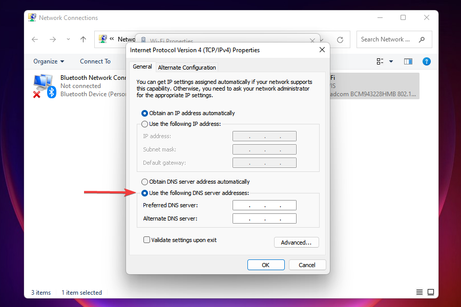 Changer le serveur DNS pour corriger la vitesse Internet lente dans Windows 11