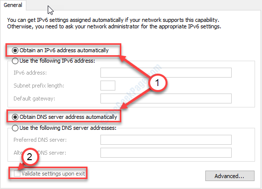 Uzyskaj adresy IP Auto IPv6