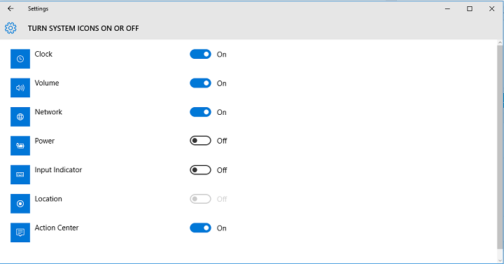 aan/uit-pictogram aanzetten