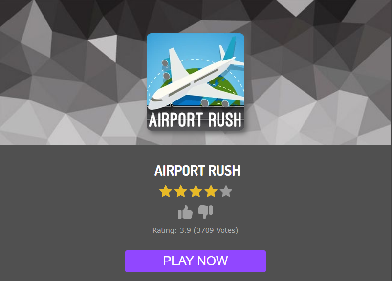 Airport rush atc simulator brskalnika