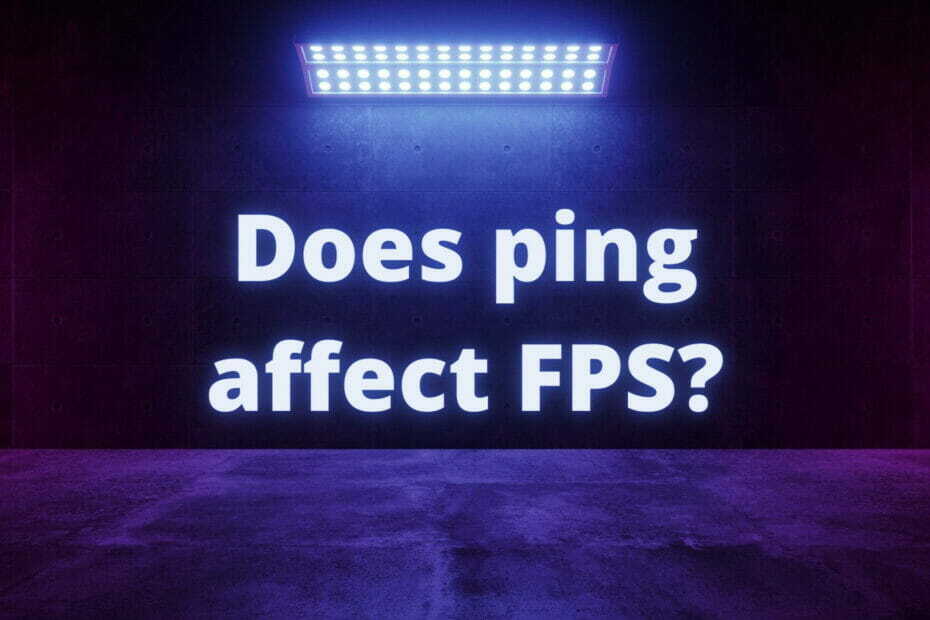 Le ping peut-il affecter les FPS