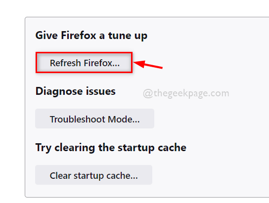 รีเฟรช Firefox 11zon