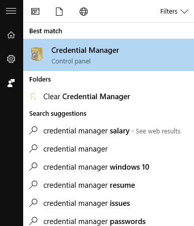 Clear Credential Manager
