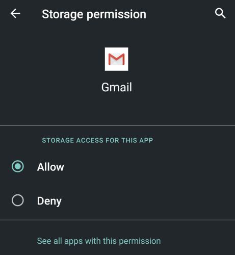 El almacenamiento de Gmail permite enviar a Gmail la carga de archivos adjuntos.
