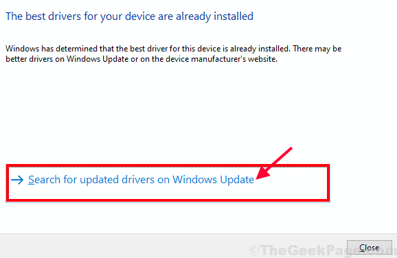 Căutați cu Windows Update