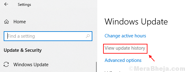 Exibir histórico de atualizações do Windows 10