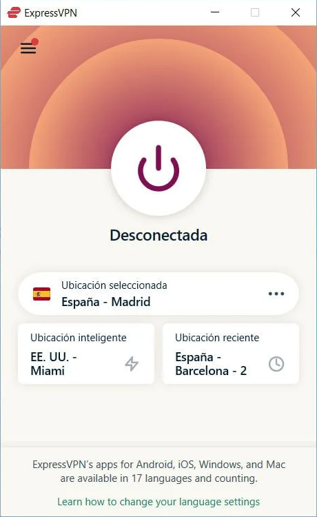 エクスプレスVPNスペイン語