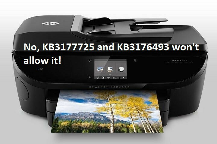Microsoft atzīst KB3177725 un KB3176493 drukas kļūdas