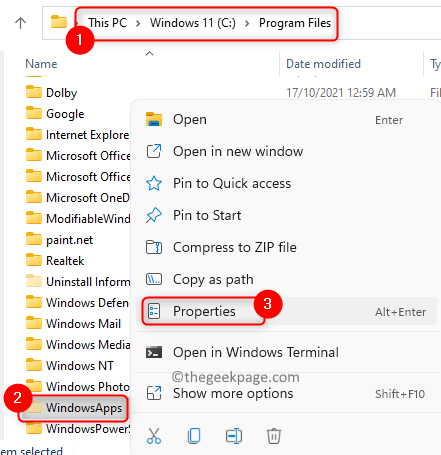 Програмні файли Властивості програм Windows Мін