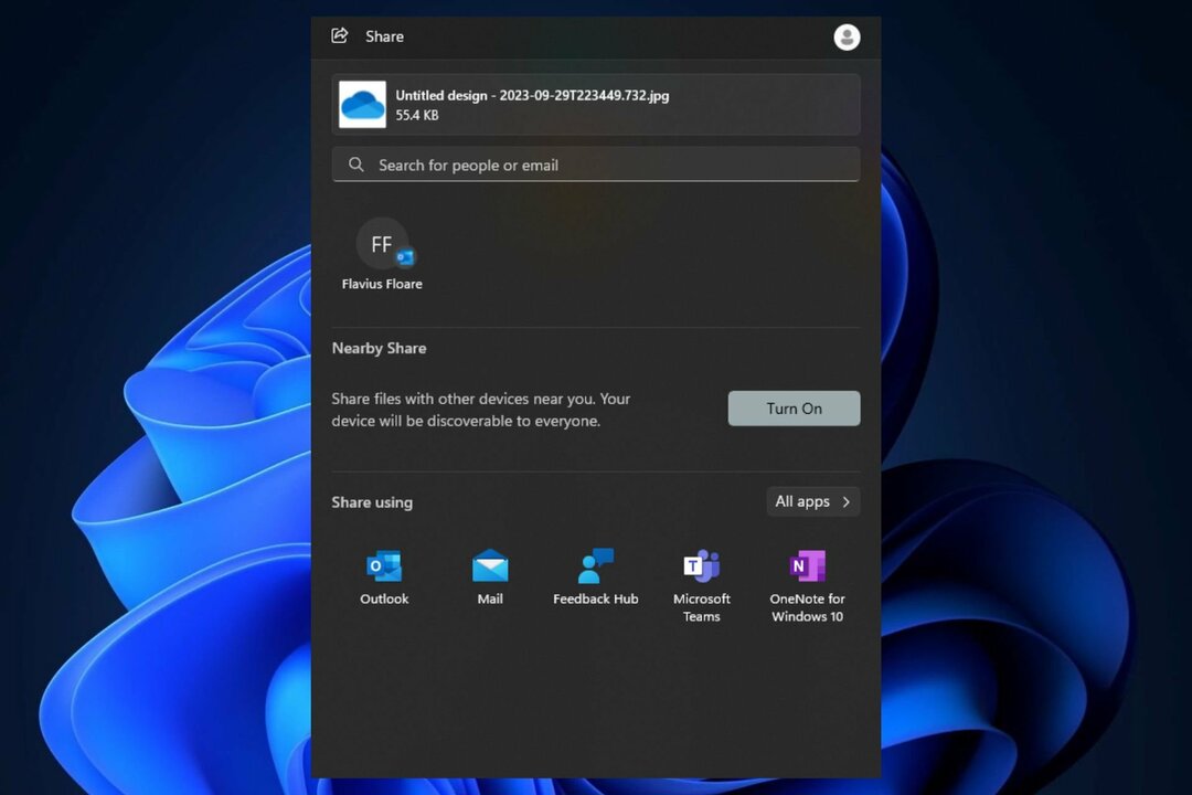 Windows 11 tilføjer flere apps til delelink-funktionen