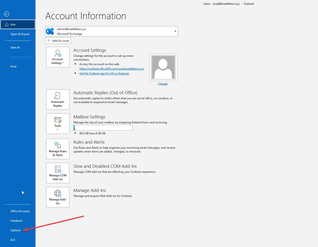 Emsmdb32.dll zruši Outlook 365: kako to popraviti