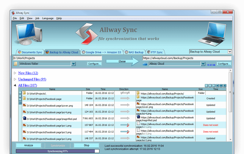tiedostojen synkronointiohjelmisto Windows 7