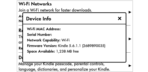 Kindle Paperwhite WiFi viga