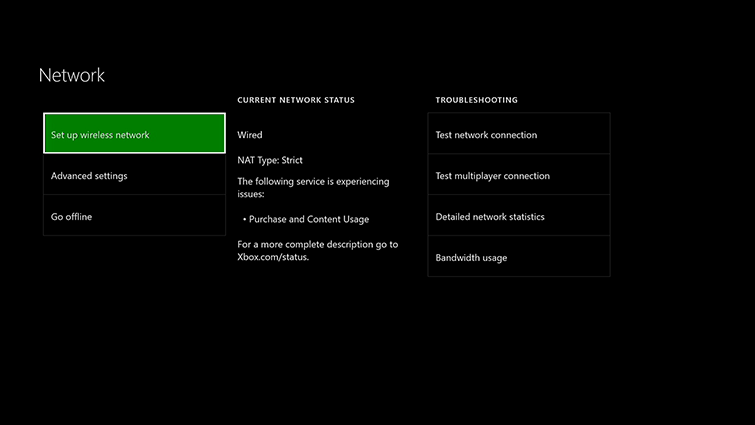 Netzwerk-Xbox Xbox Hoppla, es ist ein Fehler aufgetreten 