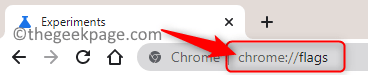 Příznaky adresního řádku Chrome Min