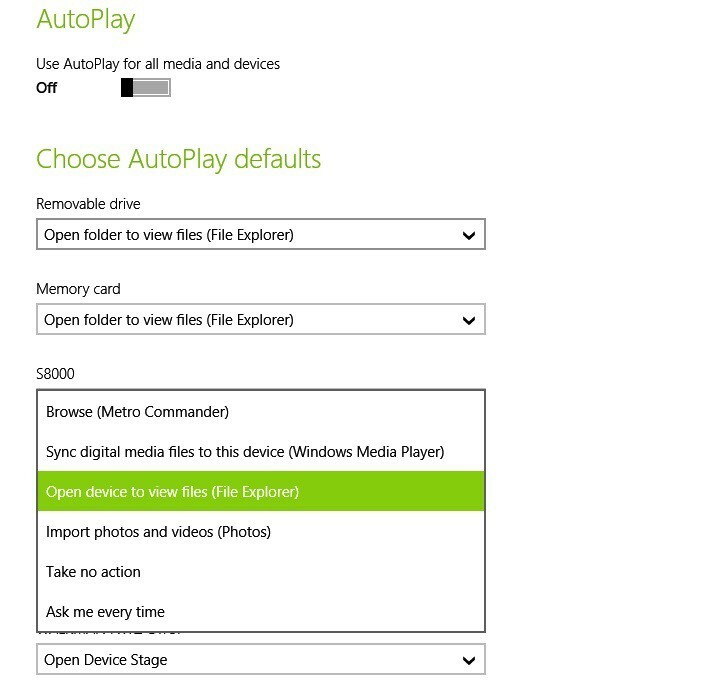 Autoplay unter Windows 8.1