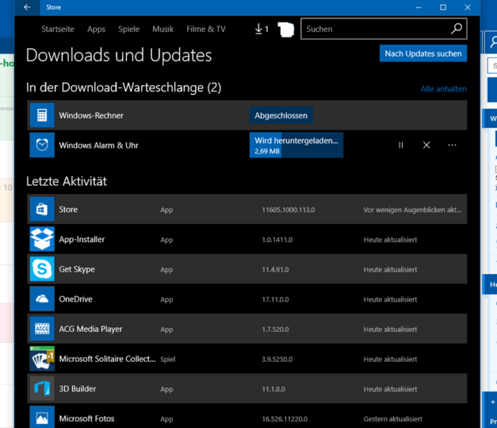 Insider können jetzt Downloadgrößen im Windows Store einsehen see