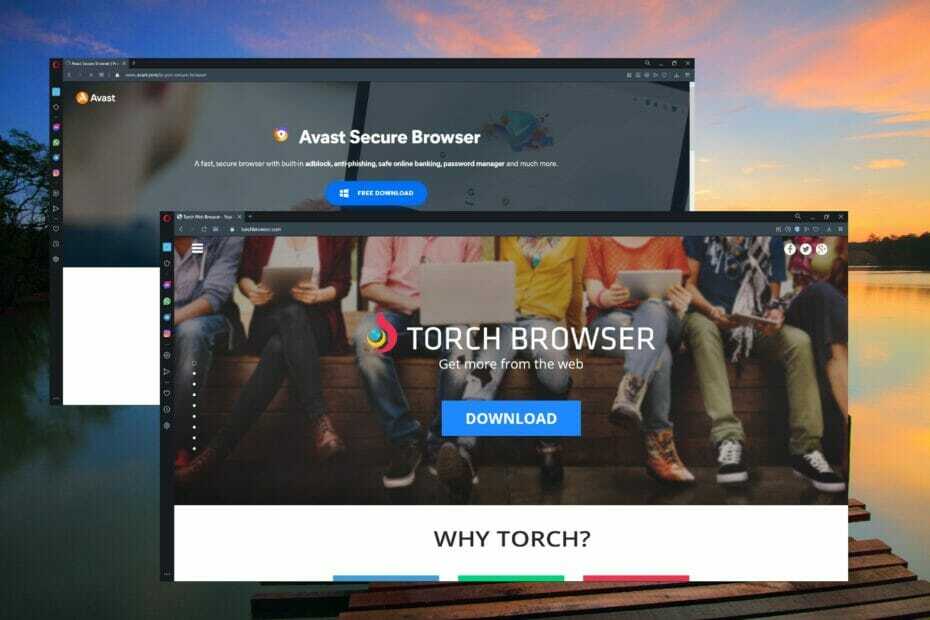 Torchi ei saa installida (Avast Secure Browser) funktsiooni pilt