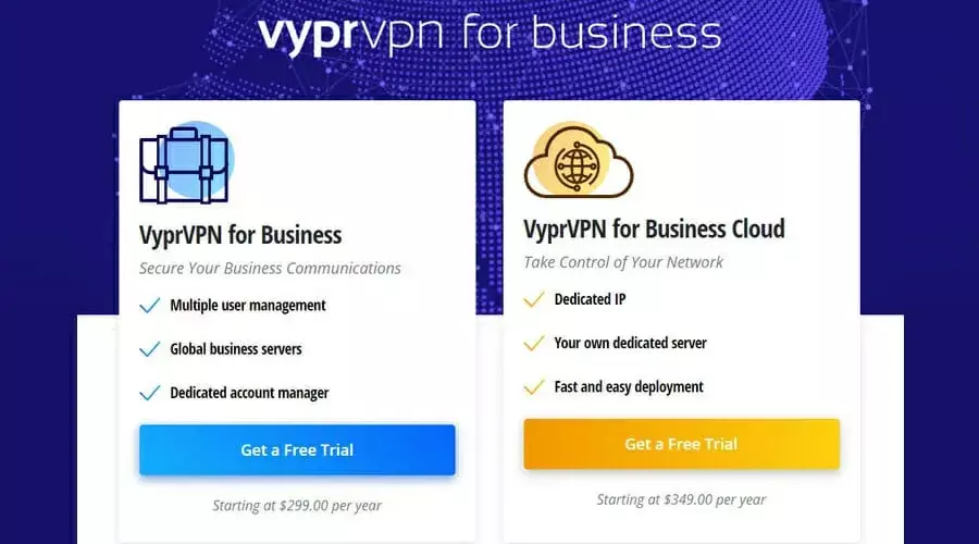השתמש ב- VyprVPN לעסקים