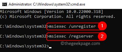 Registreer Windows Installer Min