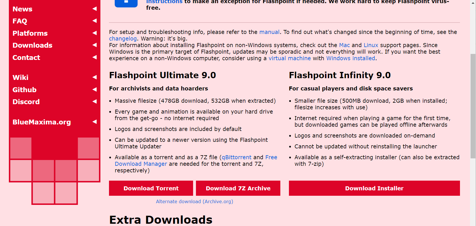 Download Installer-knop om Adobe Flash-games te spelen zonder Adobe Flash