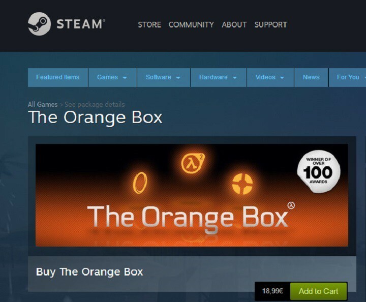 תיבת התפוזים של Valve זמינה כעת ב- Xbox One