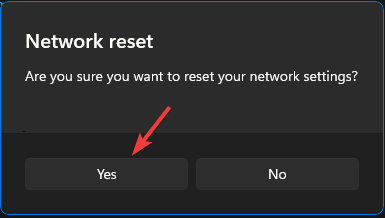 Netzwerk-Reset 