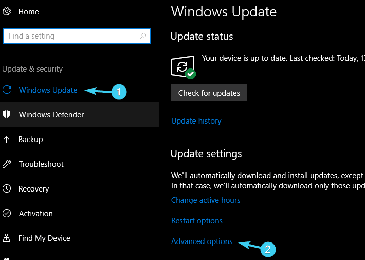 wuauservin korkeat suorittimet Windows 10