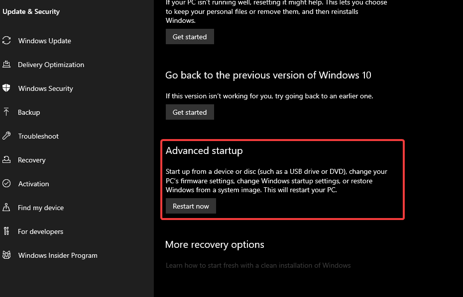 napredno pokretanje ne može preuzeti nvidia upravljačke programe Windows 10