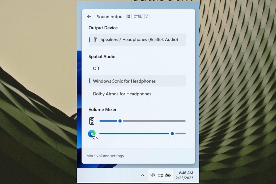 Aktivieren Sie den Lautstärkemixer Windows 11