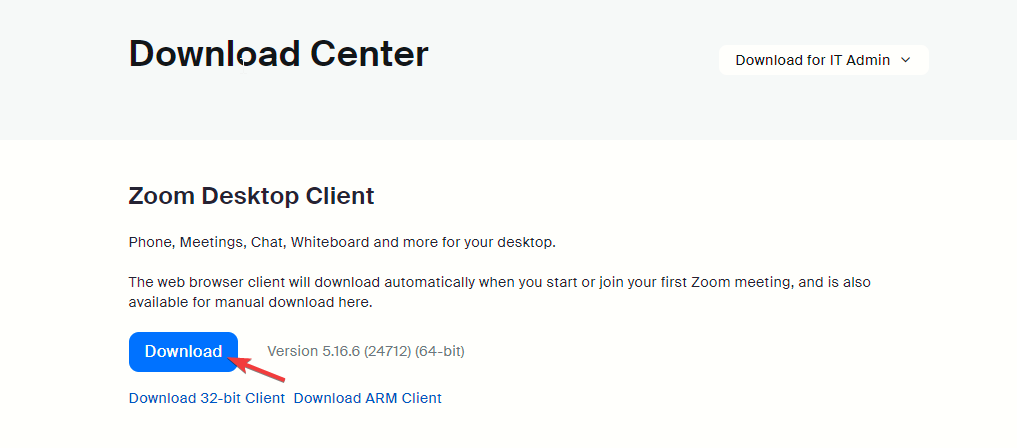 Download Zoom om zoomfoutcode 4502 op te lossen