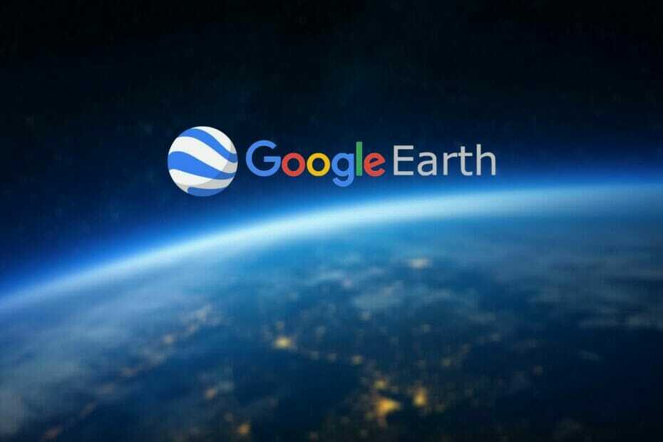 שגיאת שרת Google Earth