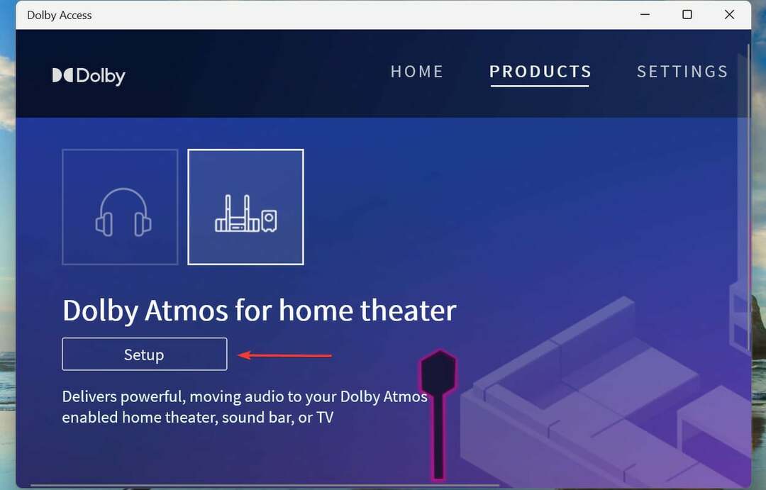 Skonfiguruj Dolby Atmos dla kina domowego