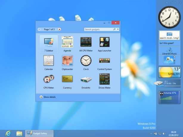 Jednostavno preuzmite i instalirajte Windows 10, 8 Gadgets Pack