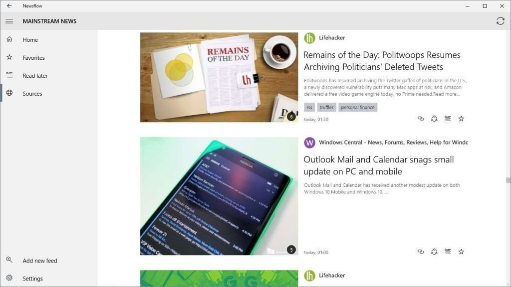 Bästa RSS-läsare-appar för Windows 10 för att mata din nyhets hunger