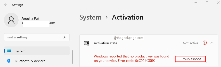 Como corrigir o erro de ativação do Microsoft Windows ou do Office 0xC004C060