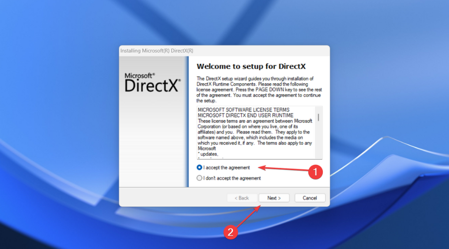 Installa Directx