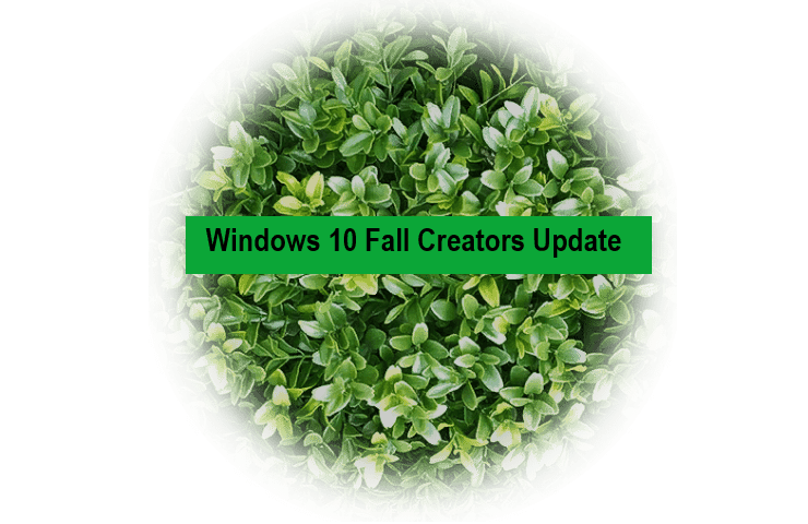 installige Windows 10 Fall Creators Update