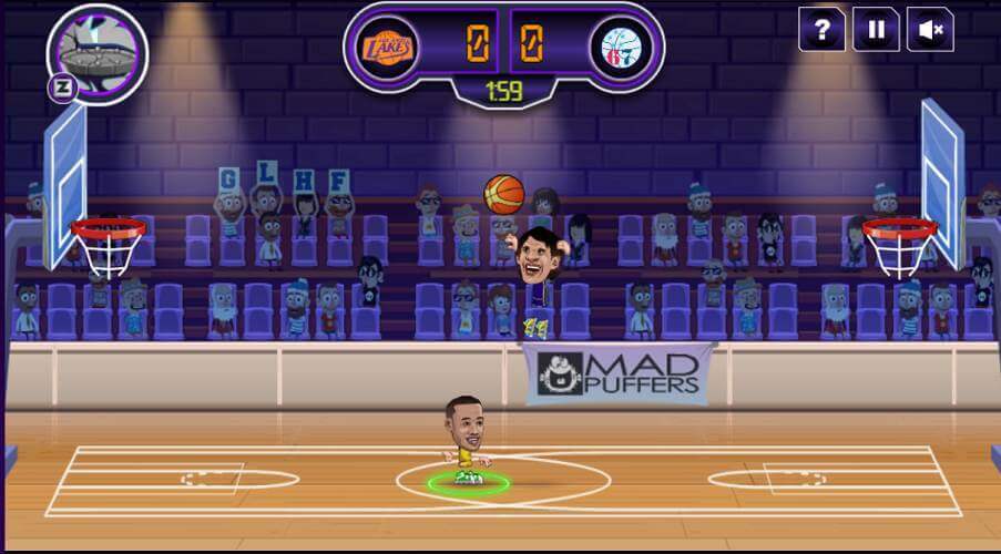 オンラインバスケットボールゲーム