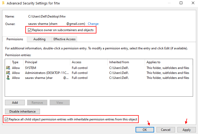 [Επιλύθηκε] "Αποτυχία καταμέτρησης αντικειμένων στο κοντέινερ" Σφάλμα Windows 10