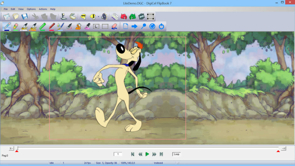 Flipbook-Animationssoftware für Kinder