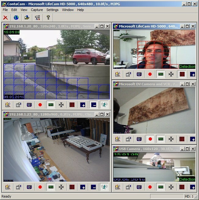 „contacam“ vaizdo stebėjimo programinė įranga