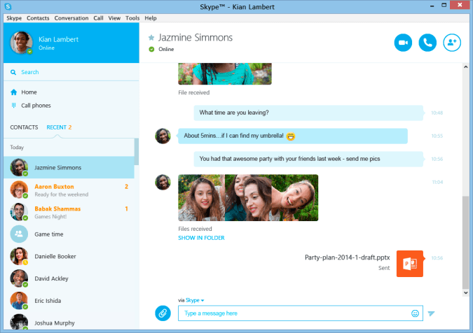 Skype para escritorio de Windows obtiene un rediseño impresionante, videollamadas grupales gratuitas mejoradas