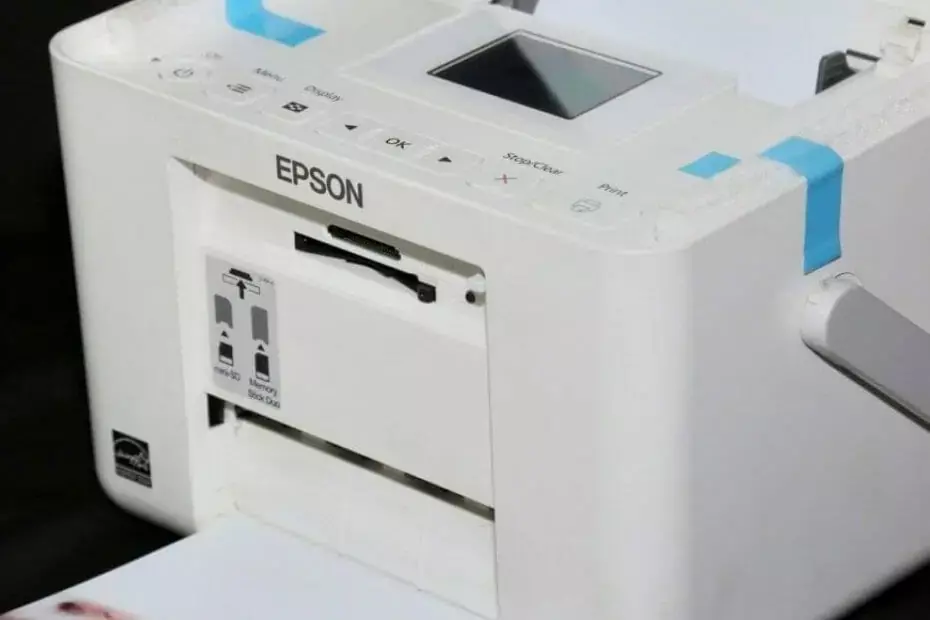 opravit chybu tiskárny Epson 0x10