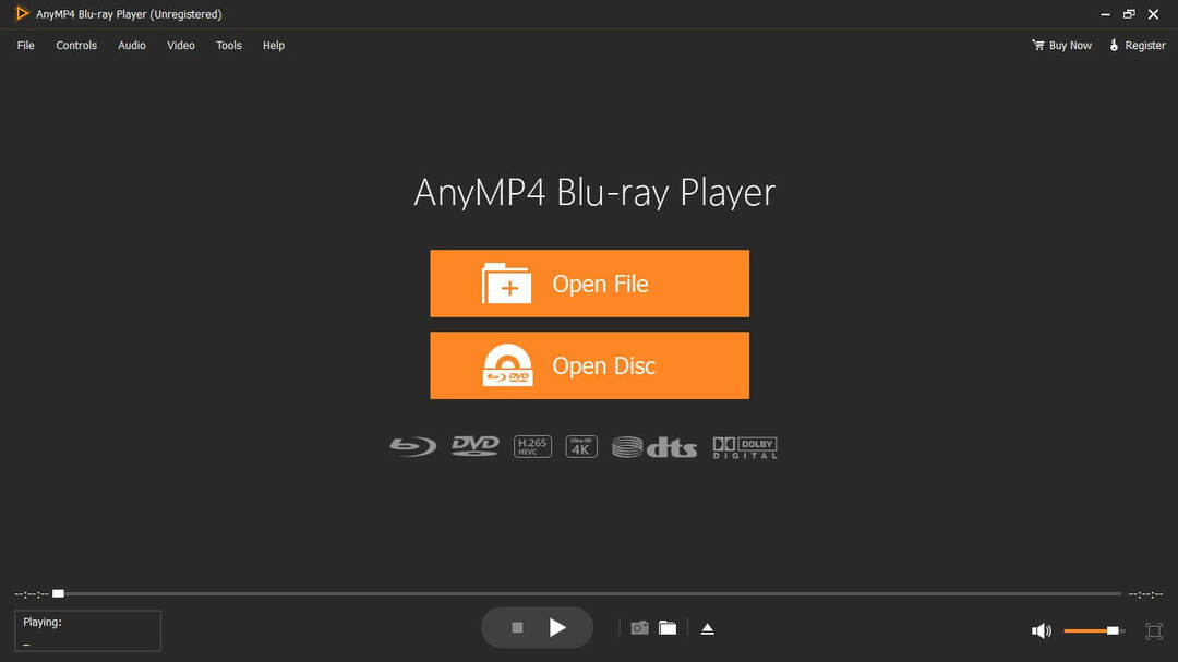 AnyMP4 Blu-Ray Player - მოიგეთ 10 Blu-ray ფლეერი
