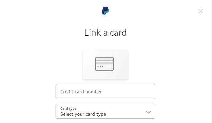 PayPal nepieņem karti