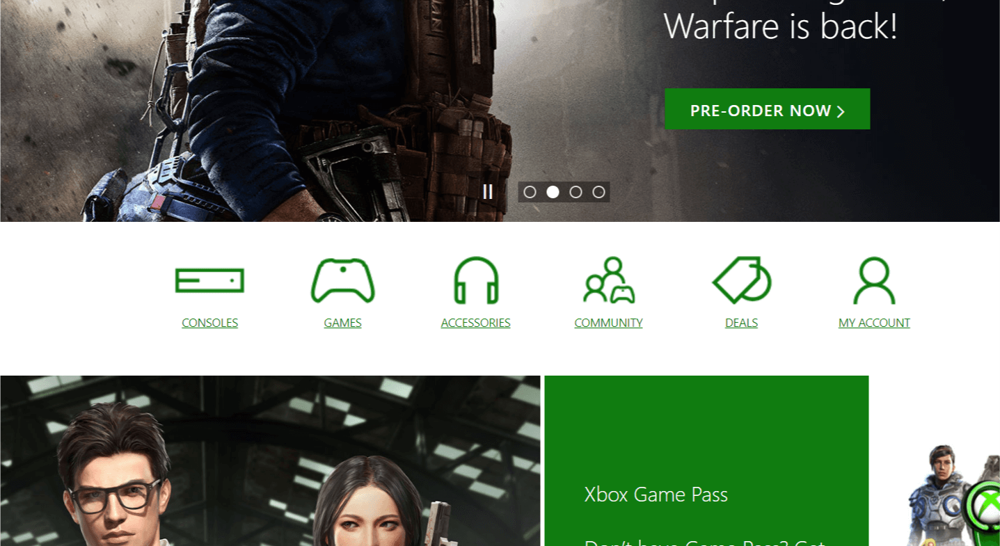 Mano paskyra - „Xbox Live“ profilio atsisiuntimo klaida
