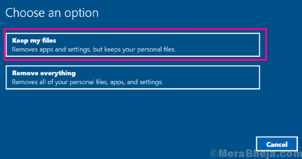 Keep Files Display Driver kon Windows 10 niet starten